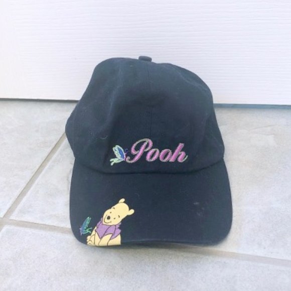 Kid Disney Winnie The Pooh Cap Hat Bear Navy - Picture 2 of 10